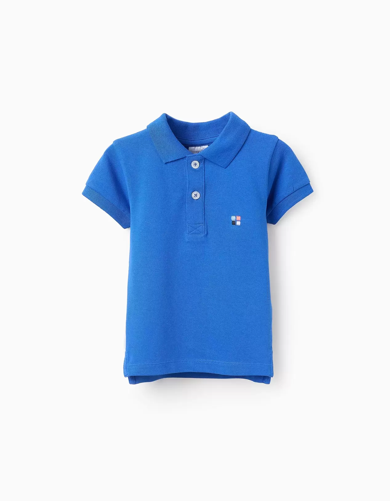 Oferta de Cotton Polo with Embroidery for Baby Boys 'You&Me', Blue por 12,99€ en Zippy