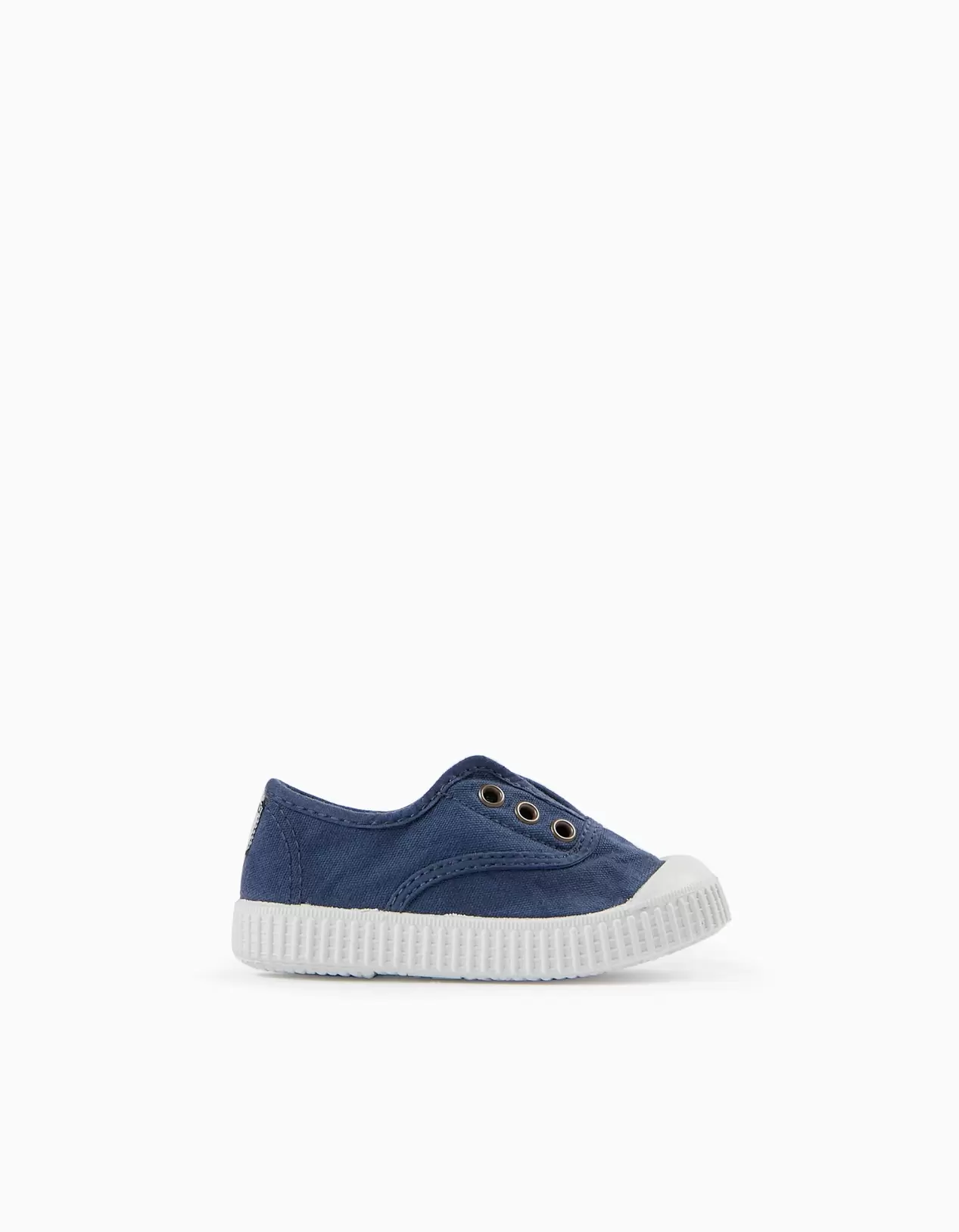 Oferta de Canvas English Trainers for Babies 'Victoria', Dark Blue por 32,9€ en Zippy
