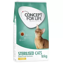 Oferta de Concept for Life 9 kg / 10 kg pienso para gatos: ¡20 % de descuento! por 39,89€ en Zooplus