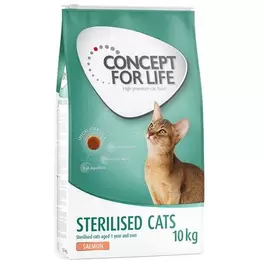 Oferta de Concept for Life 9 kg / 10 kg pienso para gatos: ¡20 % de descuento! por 42,39€ en Zooplus
