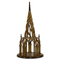 Oferta de Nirvana Spire Architectural 3D Wooden Model 21.75" Spiral Belltower Home Decor por 329,99€ en eBay