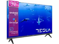 Oferta de TV LED 32" - Tesla 32E635BHS, HD, Android TV 11, WiFi, Bluetooth, Chromecast por 118,18€ en eBay