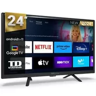 Oferta de TD Systems PRIME24C19GLE - Smart TV 24 pulgadas Hey Google Official. Televisor A por 129,9€ en eBay