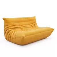 Oferta de Tugo Sofa Canapé sol doux et paresseux de qualité avec pouf daim Ottoman Suede por 240,99€ en eBay