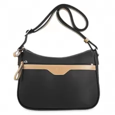 Oferta de Bolso góndola 3 cremalleras de mujer color negro - Base por 105€ en El Potro