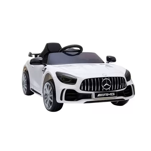 Oferta de Coche eléctrico para niños MERCEDES GTR AMG blanco por 139,96€ en Electro Depot