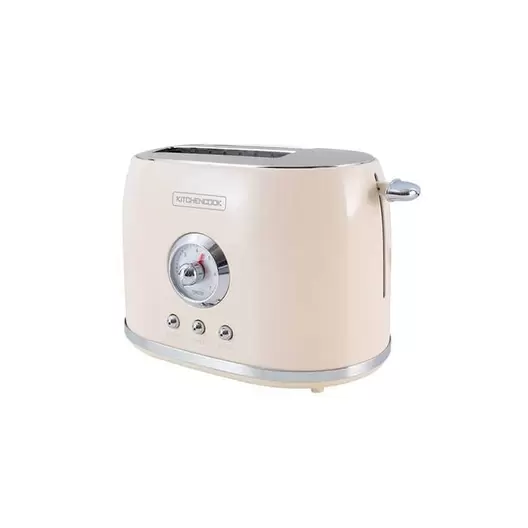 Oferta de Tostador KITCHENCOOK RETRO TOAST CREME 2 por 29,96€ en Electro Depot