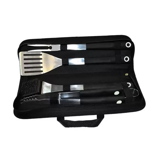 Oferta de Estuche 4 accesorios para barbacoa por 14,96€ en Electro Depot