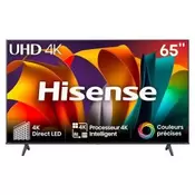 Oferta de TV UHD 4K 65" HISENSE 65A6N por 434,95€ en Electro Depot
