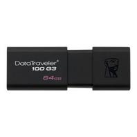 Oferta de MEMORIA KINGSTON DATATRAVELER DT100G3 64GB USB 3.0 por 9,9€ en Electrocash