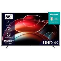 Oferta de LED 55″ HISENSE 55A6K G 4K SMART TV HDR10 por 424,15€ en Electrocash