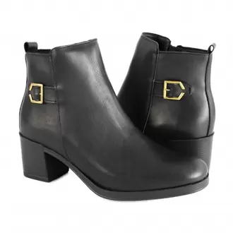 Oferta de Botines de piel con... por 109€ en Zerimar