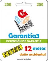 Oferta de ***extension De Garantia Garantia3 Cover Fisico G3ces250 por 50€ en Electrolider