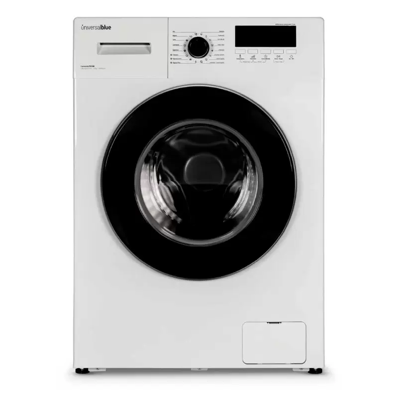 Oferta de Lavadora Lanzarote 7010W Universal Blue 10kg 1400 rpm 16 programas A blanco 85 cm por 339€ en Embargos a lo bestia