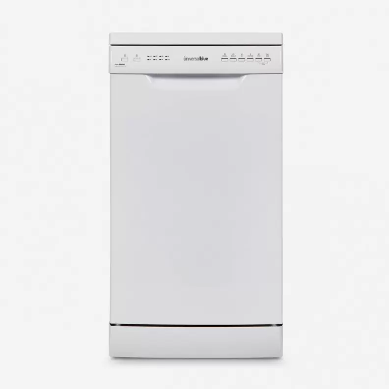 Oferta de Lavavajillas Java 5045W Universal Blue 9 servicios 6 programas E blanco 45 cm por 281€ en Embargos a lo bestia