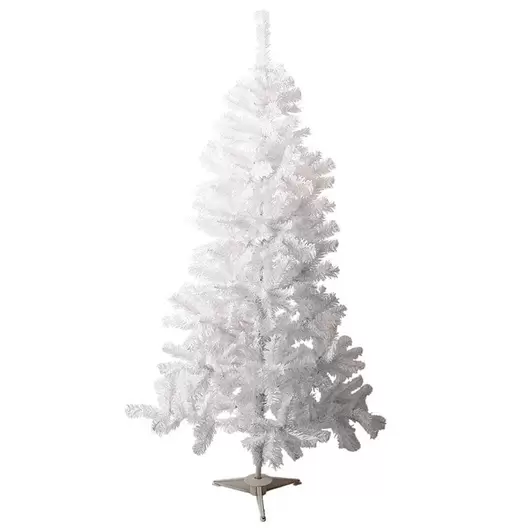 Oferta de Árbol de Navidad 460 ramas con base blanco 180 cm por 18,99€ en Embargos a lo bestia