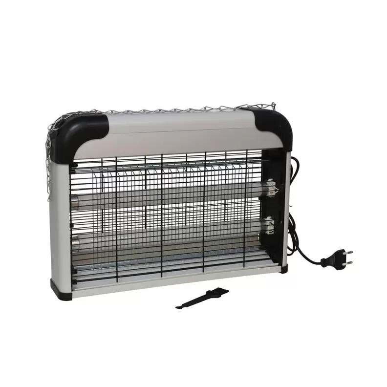 Oferta de Lámpara antimosquitos 20W eléctrica gris/negro por 18,99€ en Embargos a lo bestia