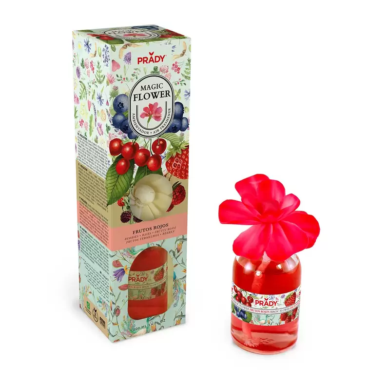 Oferta de Ambientador Magic Flower Prady  100ml por 1,99€ en Embargos a lo bestia