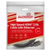 Oferta de SUPERIOR SUPAVC003 CABLE HDMI por 4,5€ en Eureka Electrodomésticos