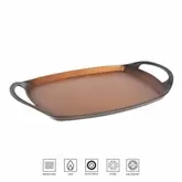 Oferta de SAN IGNACIO SG6320 ASADOR REDONDEADO 36X1.7CM ALUMINIO FORJADO por 18,9€ en Eureka Electrodomésticos