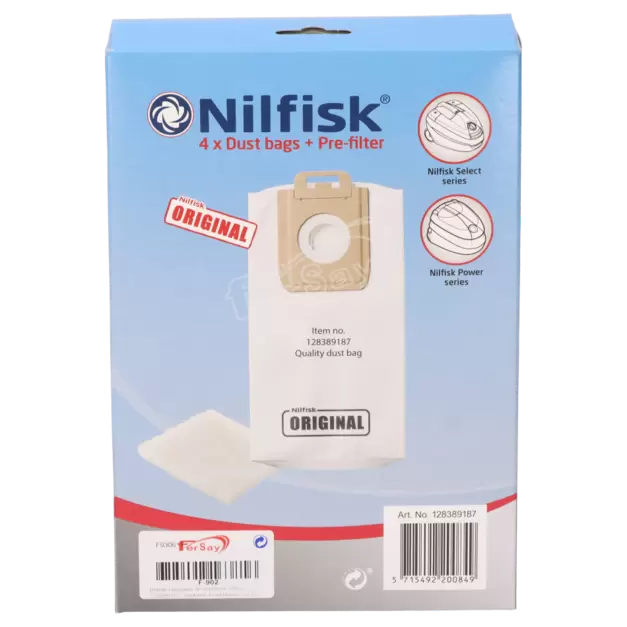 Oferta de Bolsa para aspirador Nilfisk 128389187. por 34,21€ en Fersay