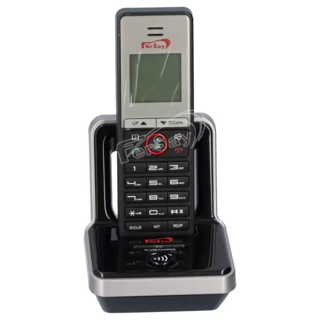 Oferta de Telefono inalambrico single Fersay-Dec t 1010, color negro y plateado, Pantalla 1,9"32x30mm... por 29,62€ en Fersay