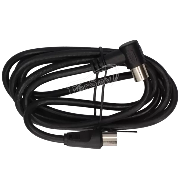 Oferta de Cable antena IEC macho acodado - IEC hembra acodado 1,5 metros por 8,92€ en Fersay