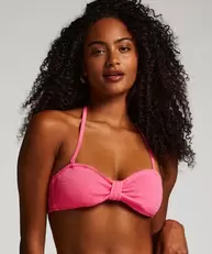 Oferta de Top de bikini bandeau Crinkle por 30,99€ en Hunkemoller