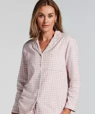 Oferta de Top de pijama Flanel Essentials por 29,99€ en Hunkemoller