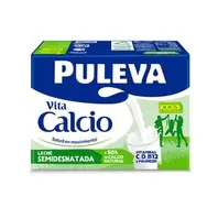 Oferta de Leche Semidesnatada Calcio Brik 1L por 1,29€ en Hiperber