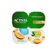 Oferta de Yogur Activia Bífidus Desnatado con Melocotón 4UD por 2,49€ en Hiperber