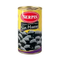 Oferta de Aceituna Negra sin Hueso 350G por 1€ en Hiperber