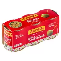 Oferta de Aceituna Rellena 3 x 120G por 3,84€ en Hiperber