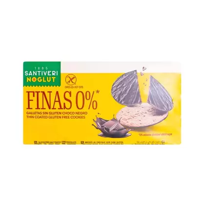 Oferta de Galletas Finas sin Gluten 0% Bañadas en Chocolate 90g Noglut por 2,3€ en Herbolario Navarro