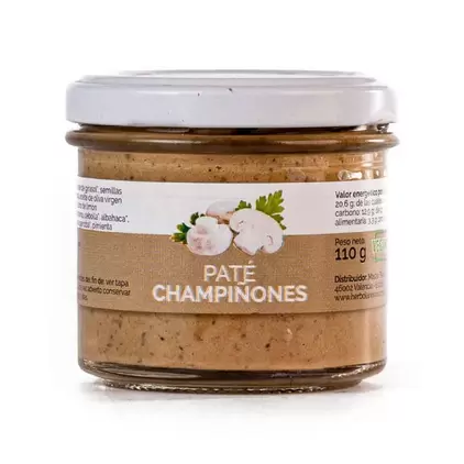 Oferta de Paté Vegano de Champiñones Bio 110g por 2,85€ en Herbolario Navarro