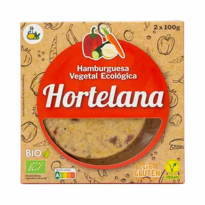 Oferta de Hamburguesa Vegetal Hortelana 2x100g por 3,41€ en Herbolario Navarro