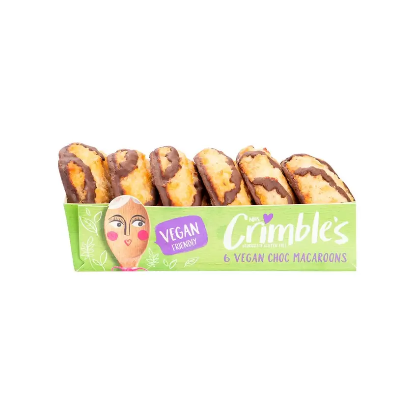 Oferta de Galletas Veganas de Chocolate sin Gluten 195g Mrs Crimble's por 1,97€ en Herbolario Navarro