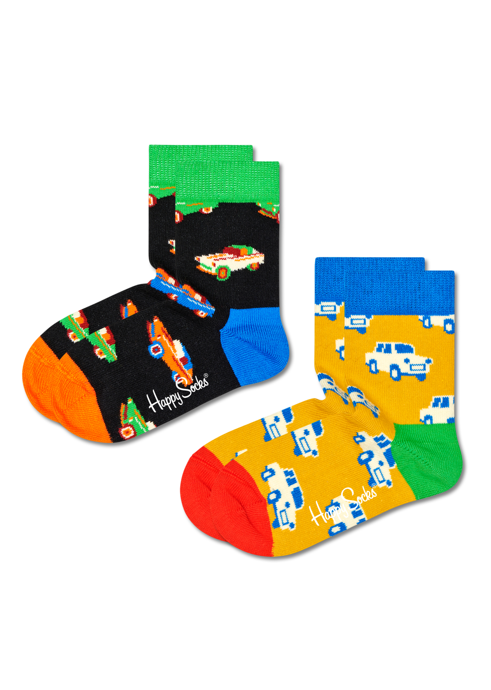 Oferta de 2-Pack Kids Car Sock por 10,5€ en Happy Socks