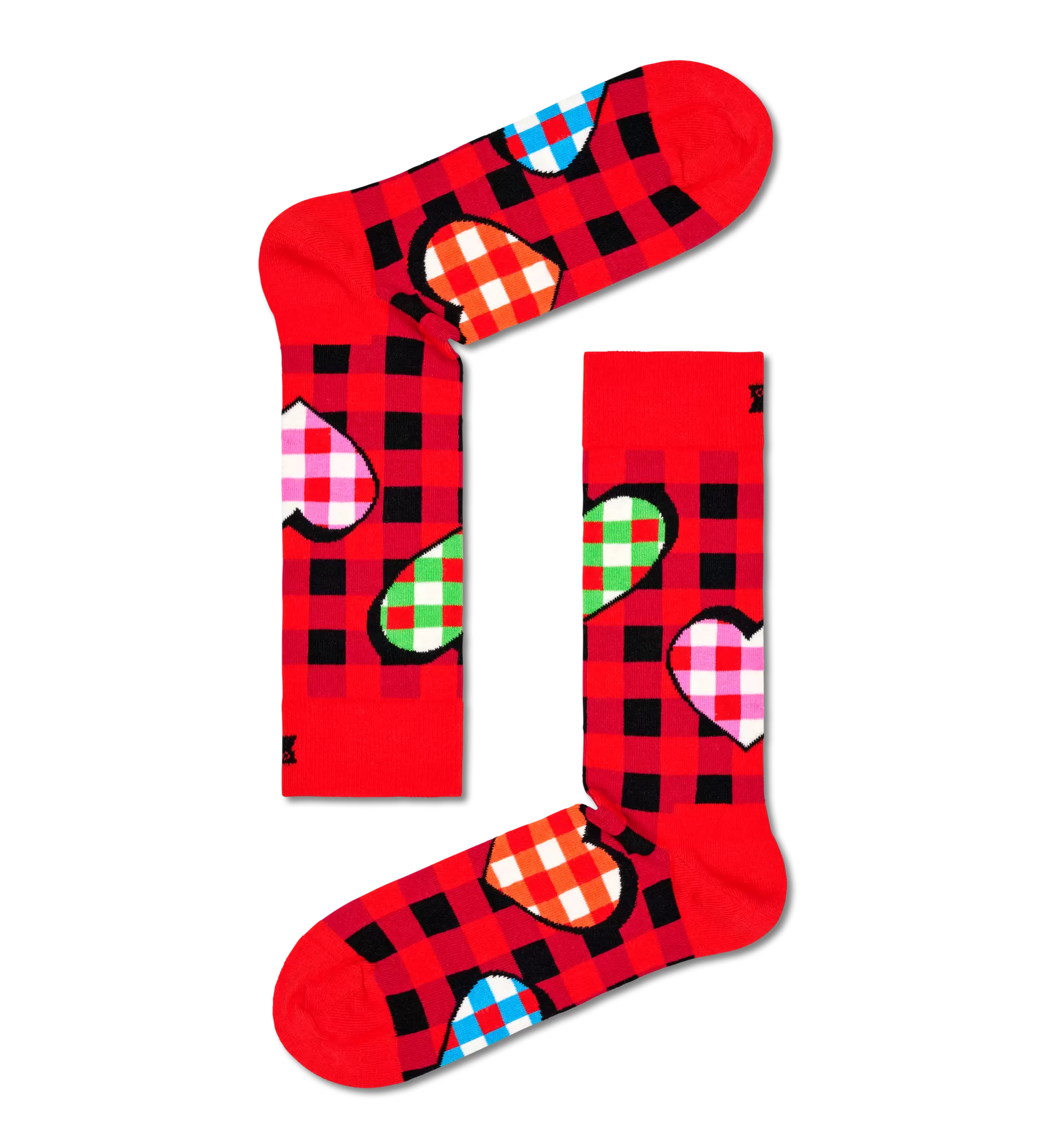 Oferta de Checked Heart Sock por 8,4€ en Happy Socks