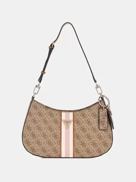 Oferta de Bolso al hombro Noelle con logotipo 4G por 125€ en Guess