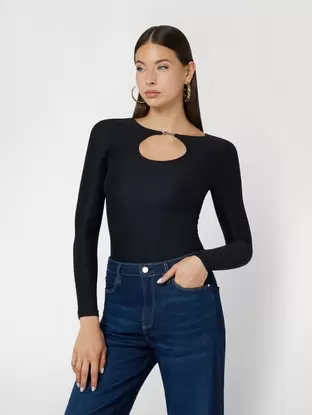 Oferta de Top elástico con abertura por 35€ en Guess