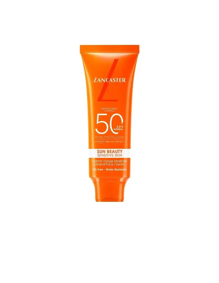 Oferta de Lancaster Sun Beauty Sensitive Skin Mineral Crema Facial SPF50 por 19,25€ en Gotta Perfumeries