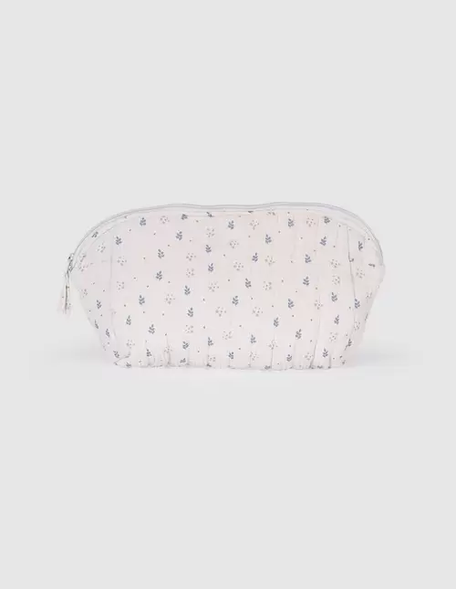 Oferta de Neceser estampado blanco roto por 22,99€ en Gocco