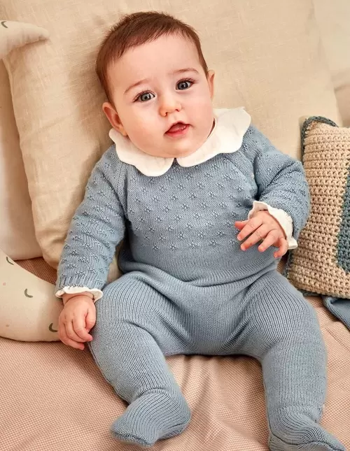 Oferta de Pelele con calados azul claro por 49,99€ en Gocco