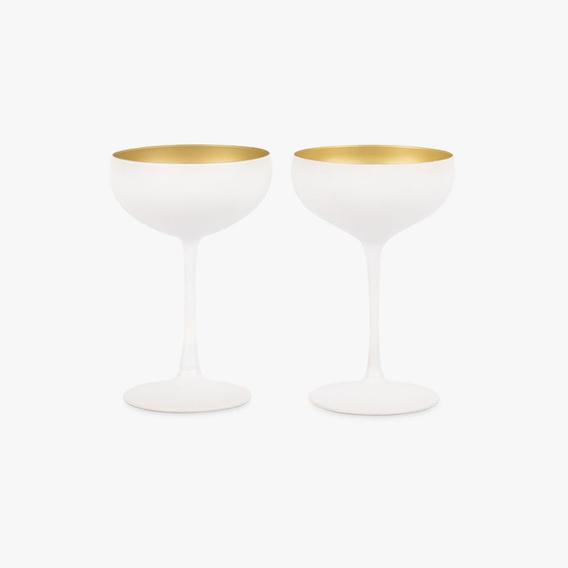 Oferta de 2 copas de champán blanco/dorado AZTECA por 14,99€ en Gato Preto