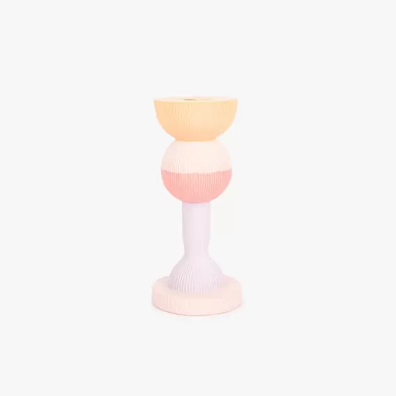 Oferta de Candelabro geométrico pastel 23,6cm MARSHMALLOW por 9,99€ en Gato Preto