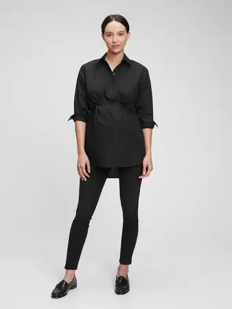 Oferta de Maternity Popover Shirt por 99€ en GAP