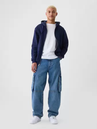 Oferta de VintageSoft Full-Zip Hoodie por 70€ en GAP