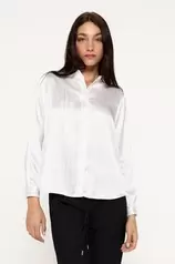 Oferta de Camisa Satinada Print por 19,99€ en Fifty Factory