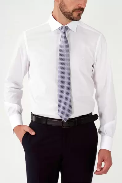 Oferta de Camisa Fiesta Slim Fit con Microdiseño por 125€ en Florentino